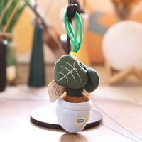 Nouveau Pendentif Tulipe Adorable Songshan Toys 13cm, Mini Poupée Suspendue, Breloque de Sac, Décoration, Peluche Douce, Plante en Pot, Porte-clés Jouet