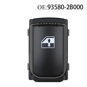 สวิตช์ควบคุมกระจกไฟฟ้าสำหรับรถยนต์ฮุนได ซานตาเฟ่ รุ่น 93580-2B000 สวิตช์ยกกระจกเดี่ยว สภาพใหม่ วัสดุ ABS - Product Image 3