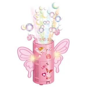 13 Gaten Vlinder Vuurwerk Automatische Bubble Machine Blower Speelgoed Voor Kinderen Met Verlichting En Afsluitbare Muziek Voor Feest