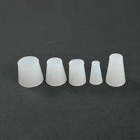 Bouchon conique en silicone de qualité alimentaire, étanche et anti-poussière, pour sceller les trous, personnalisable, capuchon en silicone blanc