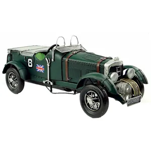 2021 high quality hot sale handmade tin classic car model 1929 Bentley mountain Rover supercar classic car gift