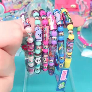 Kit de <span class=keywords><strong>bijoux</strong></span> DIY avec autocollants, bracelet à perles fait main, jouets pour filles - Product Image 1