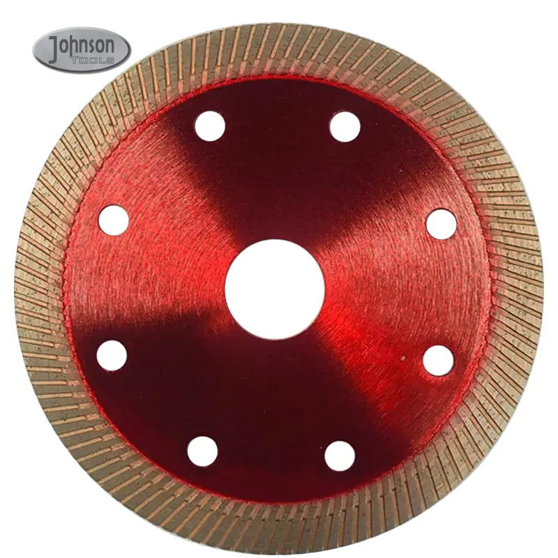 105/110/125 mm Tile Granite Cutting Tools Marble Cutting Disc Hot Press Sintered Turbo Wave Diamond Saw Blades