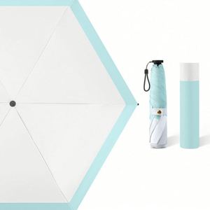 ร่มพับขนาดเล็กพกพาสะดวกแบบพกพา ป้องกันรังสียูวี ดีไซน์ใหม่จากโรงงานผู้ผลิต (OEM)  แบบ 5 ตอน พับได้ พร้อมสกรีนโลโก้ตามสั่ง - Product Image 2
