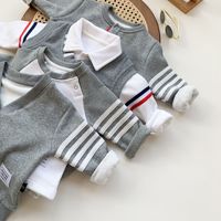 Ensemble de vêtements pour bébé nouveau-né : pantalon, cardigan, t-shirt, gilet, pantalon, chemise, coton, doublure en polaire