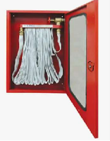 Ensemble complet de support pour tuyau d'incendie, un ensemble complet d'armoire avec tuyau d'incendie, support, buse