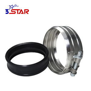 Penjepit pipa tanpa Hub metrik baja tahan karat 5.5 inci sambungan sambungan sambungan pipa <span class=keywords><strong>B</strong></span> - Product Image 6