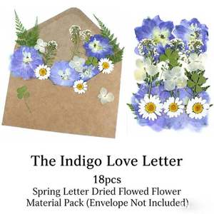 18-30 Pièces <span class=keywords><strong>de</strong></span> Fleurs Séchées Naturelles Pressées pour Bijoux en Résine Époxy, Moules, Fabrication <span class=keywords><strong>de</strong></span> Bougies et Savons, Décoration d'Ongles, Marque-pages - Product Image 6