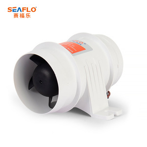 พัดลมดูดอากาศ Seaflo ขนาด 3 นิ้ว 120V ใช้พลังงานแบตเตอรี่ เสียงเบา สำหรับระบายอากาศในรถบ้านและเรือ - Product Image 1