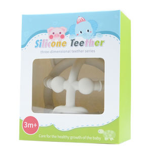Jouet <span class=keywords><strong>de</strong></span> <span class=keywords><strong>dentition</strong></span> en silicone amusant en forme d'animal, fabriqué sur mesure directement en usine, jouet sensoriel doux pour bébé (Piggy rose) - Product Image 6