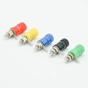 Bloques de terminales 4mm Amplificador Terminal <span class=keywords><strong>Conector</strong></span> Binding Post Banana Plug <span class=keywords><strong>Jack</strong></span> Mount 5 <span class=keywords><strong>colores</strong></span> - Product Image 1