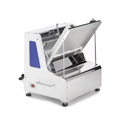 220V Commercial Bread Slicer Machine in New Condition Compact Electric Mini Bread Slice Cutter for Kitchen & Small Business