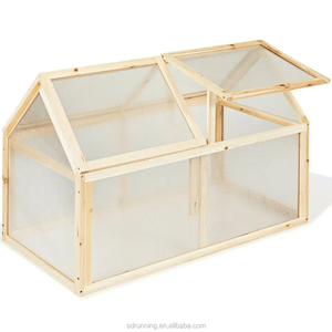 Petites mini serres de jardin imperméables portatives extérieures en <span class=keywords><strong>bois</strong></span> pour des légumes de plantes - Product Image 4