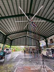 Nhà máy trực tiếp AC động cơ quạt trần dễ dàng thiết lập điều khiển từ xa cho khách sạn ngoài trời hộ gia đình chúng tôi cắm vật liệu kim loại - Product Image 3