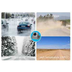 Camera chiếu hậu HD Góc rộng 180 độ 720p/1080P Camera hỗ trợ đỗ xe tầm nhìn ban đêm đảo chiều tự động - Product Image 3