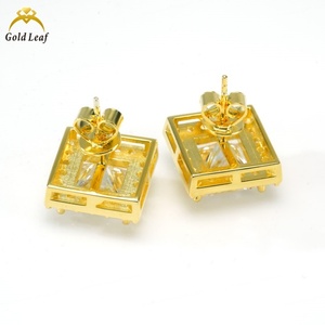 Boucles d'oreilles de fiançailles en argent sterling 925 avec diamant rond brillant de 1 carat et 0,5 carat cultivé en laboratoire, certifié IGI, Goldleaf Custom - Product Image 5