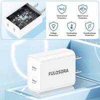 Chargeurs de batterie pour téléphone portable Fulosora, bloc de charge rapide USB C, bloc de charge USB C 2 pièces
