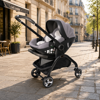 Poussette pour bébé en alliage d'aluminium, charge maximale 15 kg, polyvalente pour les voyages en plein air, vente en gros, fournisseur d'usine, services OEM ODM