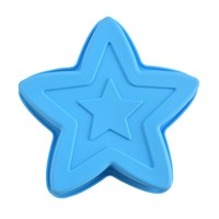 Grandes moules à gâteau jetables en silicone en forme d'étoile, résistantes à la chaleur, antiadhésives, compatibles four, micro-ondes et congélateur, pour pain, tarte, flan