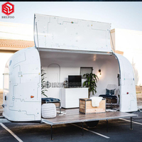 Nouveau design Concession Food Trailer à vendre Street Food Truck Coffee Carts Mobile Stage Truck Vintage Trailer