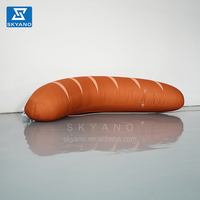 Publicité personnalisée Saucisse Gonflable Hot Dog Modèle Fête Gonflable Donut Géant Gonflable Pain Dessert Alimentaire Props