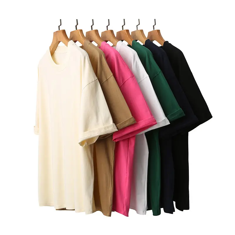 custom Unisex cotton T-shirt 230g heavyweight oversize Men tshirts hig trendy brand vintage T-shirt