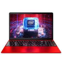 Meilleur prix 15.6 pouces rouge ordinateur portable professionnel N3520 8GB-16GB RAM 128GB-512GB SSD Intel corps en métal sans fil avec caméra