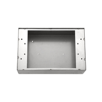 Caja de suelo empotrada oculta de acero inoxidable, toma de corriente eléctrica universal para Reino Unido/UE, certificado CE, caja de suelo empotrada de acero inoxidable, 2 unidades