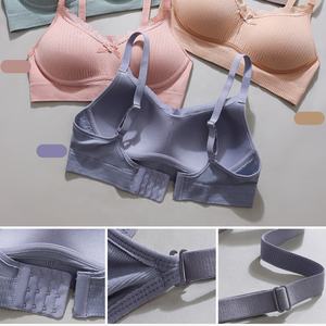 Reggiseni Push-Up Senza Fili a Coppa Intera per Donna, <span class=keywords><strong>Taglia</strong></span> Unica, Leggeri e Casual, Imbottiti, Senza Cuciture, Confezione da <span class=keywords><strong>4</strong></span> - Product Image 3