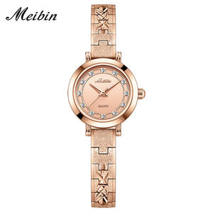 Montre à quartz ronde pour femme, élégante et simple, avec résistance à l'eau - Product Image 6