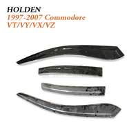 4PCs Black PMMA Weather Shileds Vent Rain Visors Set Australia Wholesale pour 1997-2007 Holden Commodore VT/VY/VX/VZ