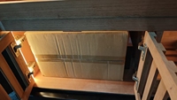 Humidor à cigares de luxe à double porte en bois et verre avec 7 étagères
