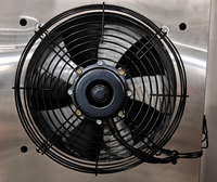 Réfrigérateur commercial à double porte pour affinage à sec, avec grand ventilateur, refroidisseur suspendu pour canards, et contrôle de température réglable, pour cuisine