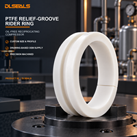 Anneau de guidage de compresseur en PTFE à rainures de décharge pour compresseur alternatif sans huile, taille personnalisée, fourniture d'usine OEM Dlseals