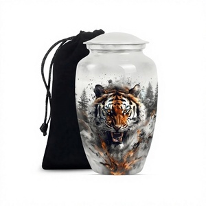 เครื่องตกแต่งเถ้ากระดูกอะลูมิเนียมขนาดใหญ่พร้อมถุงฟรี - Product Image 1