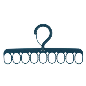 Clothing Organizer Multi Hook Hanger For Socks Underwear Storage Drying Rack Hook Type Rectangle White Blue Gray - Product Image 5