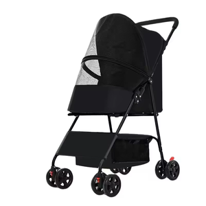 Poussette pour animaux de compagnie <span class=keywords><strong>Bello</strong></span> légère, confortable, durable, pliable d'une seule main, à quatre roues, poussette portable pour chien - Product Image 2