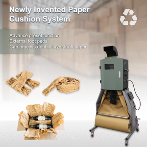 PLC Controlled Motor Driven Kraft Paper Void Fill Cushion Making <strong>Machine</strong> - Product Image 2