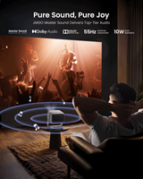 Nouvelle tendance JMGO N1S Mini projecteur portable Google TV 850 ISO Lumens 1080P FHD 4K Prise en charge WiFi-6 BT5.1 Smart Laser DLP 2 Go de RAM