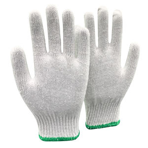 Guantes de lana de algodón tejido para construcción, Guantes de trabajo de seguridad, suaves, 21-23cm, venta al por mayor, China - Product Image 2