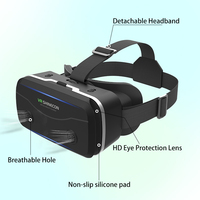 Lunettes de réalité virtuelle 3D G15 à fixation sur la tête pour téléphones mobiles, films, jeux, casques intelligents