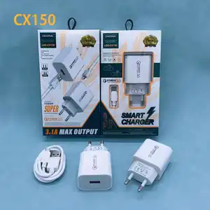 Adaptor Pengisi Daya Nirkabel Qualcomm Quick Charge 3.0, Pengisi Daya Cepat Ponsel Universal Dinding USB QC