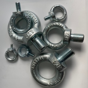 Bullone a Occhio di Sollevamento DIN580 M10-M36 in Acciaio al Carbonio Forgiato di Grado Industriale con Dado Zincato, Standard DIN - Product Image 6