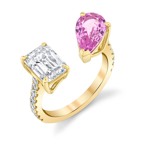 Gemnel bridal jewelry 925 sterling silver gold vermeil eternity diamond gemstone band rings