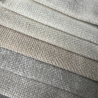 Tissu chenille tissé 100 % polyester, résistant aux taches, confort ultime, avec motif uni, pour canapés de détente à la maison
