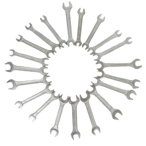 Wholesale Bulk Double End Wrench OEM Custom Logo Low MOQ Zinc Plated <b>Spanner</b> for Global Hardware Resale - Product Image 1