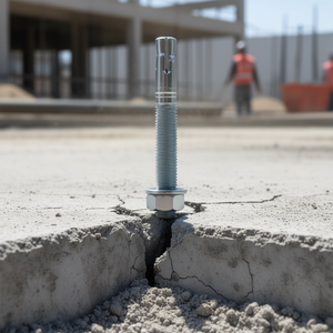 Boulon d'ancrage galvanisé Ptb Pro avec écrou et rondelle pour fixation dans le béton - Product Image 3