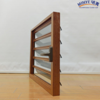 Persianas de Aluminio Ajustables Manualmente, Resistentes al Agua y al Viento, para Ventanas, para Villas y Oficinas