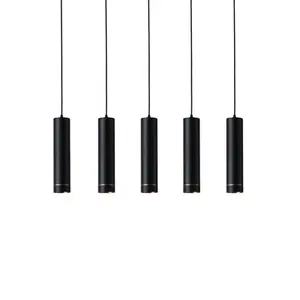 Cilinder Dimbare Led Hanglamp Lange Buis Lamp 7W Keuken Eetkamer Winkel Decoratie Cord Achtergrond Verlichting Kroonluchter