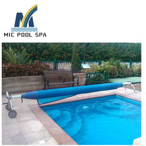 Manta térmica personalizada <span class=keywords><strong>para</strong></span> piscina, lámina de burbuja de aluminio Pe, resistente a rayos Uv - Product Image 2